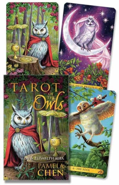 Tarot of the Owls Mini Deck by Pamela Chen & Elisabeth Alba