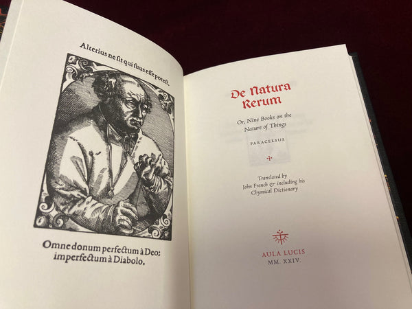 De Natura Rerum (deluxe edition) by Paracelsus