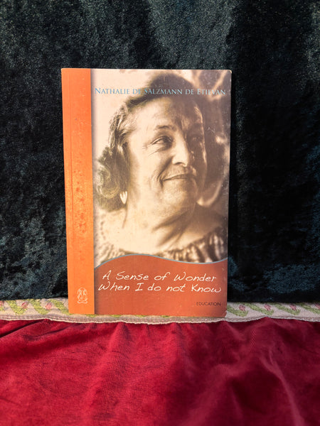 A Sense of Wonder When I Do not Know by Nathalie de Salzmann de Etievan