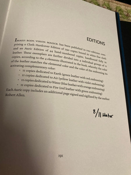 IMAGO: Body. Vision. Magick. (Deluxe edition) by Robert Allen