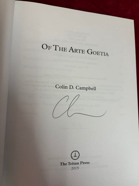 Of the Arte Goetia by Colin Campbell