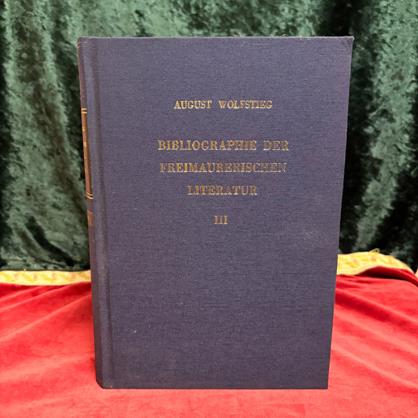 Bibliographie der Freimaurerischen Literatur (4 Volumes)