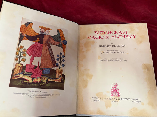 Witchcraft, Magic & Alchemy by [Émile-Jules] Grillot de Givry