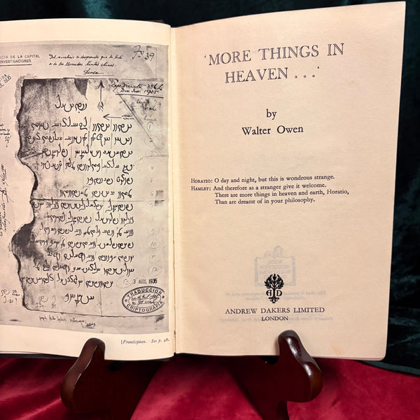 More Things in Heaven by Walter Owen