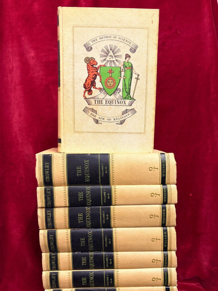 THE EQUINOX (10 Volume Set) by Aleister Crowley (et al.)
