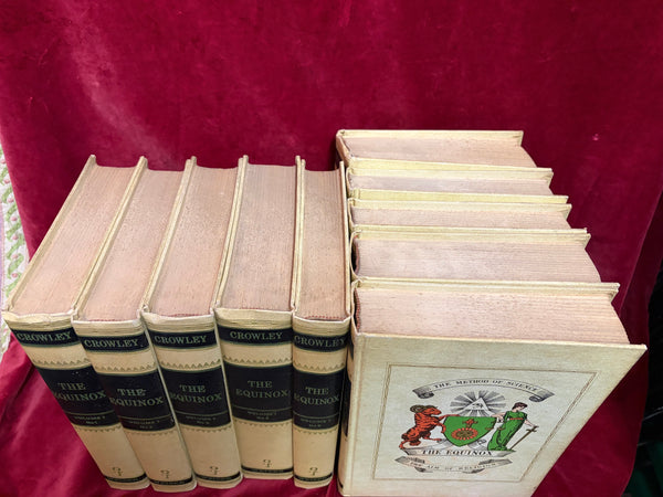 THE EQUINOX (10 Volume Set) by Aleister Crowley (et al.)