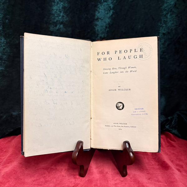 For People who Laugh by Adair Welcker