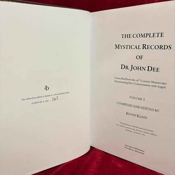 The Complete Mystical Records of Dr. John Dee (2 Volumes)